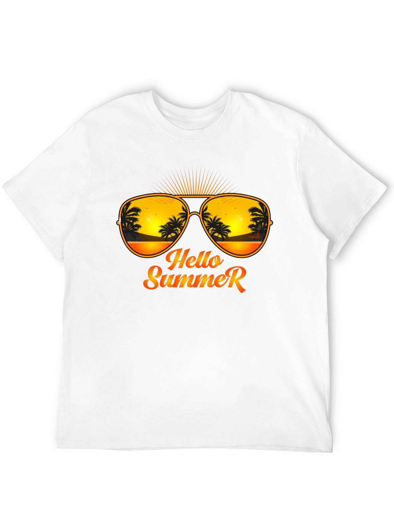 Hello Summer T-Shirt - Beach Vibes
