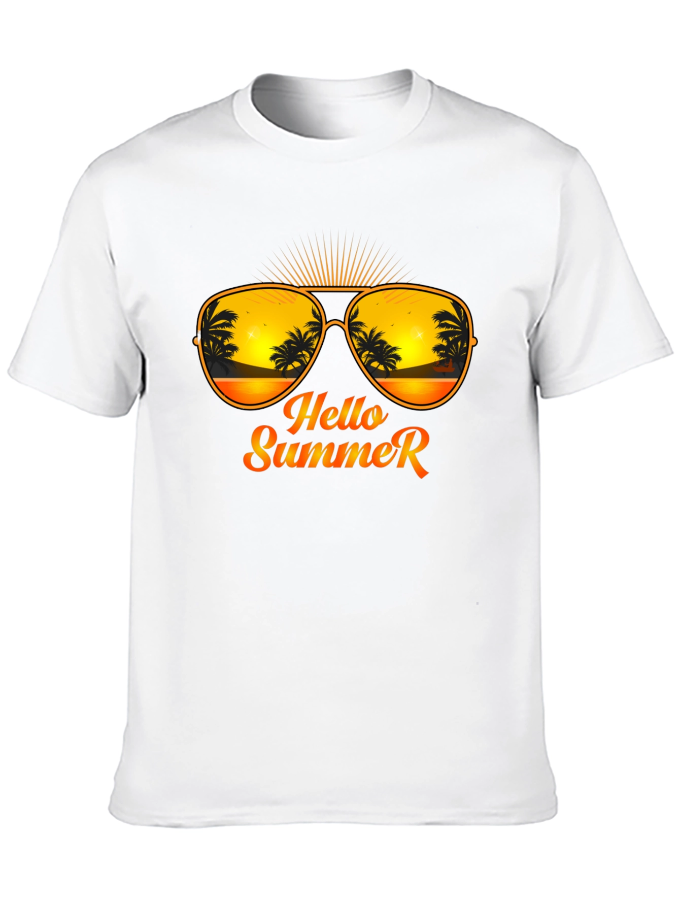 Hello Summer T-Shirt - Beach Vibes