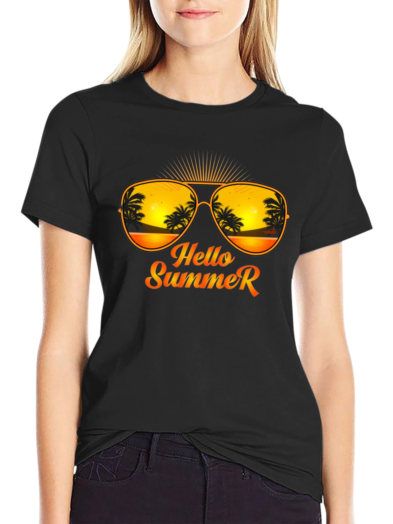 Hello Summer T-Shirt - Beach Vibes