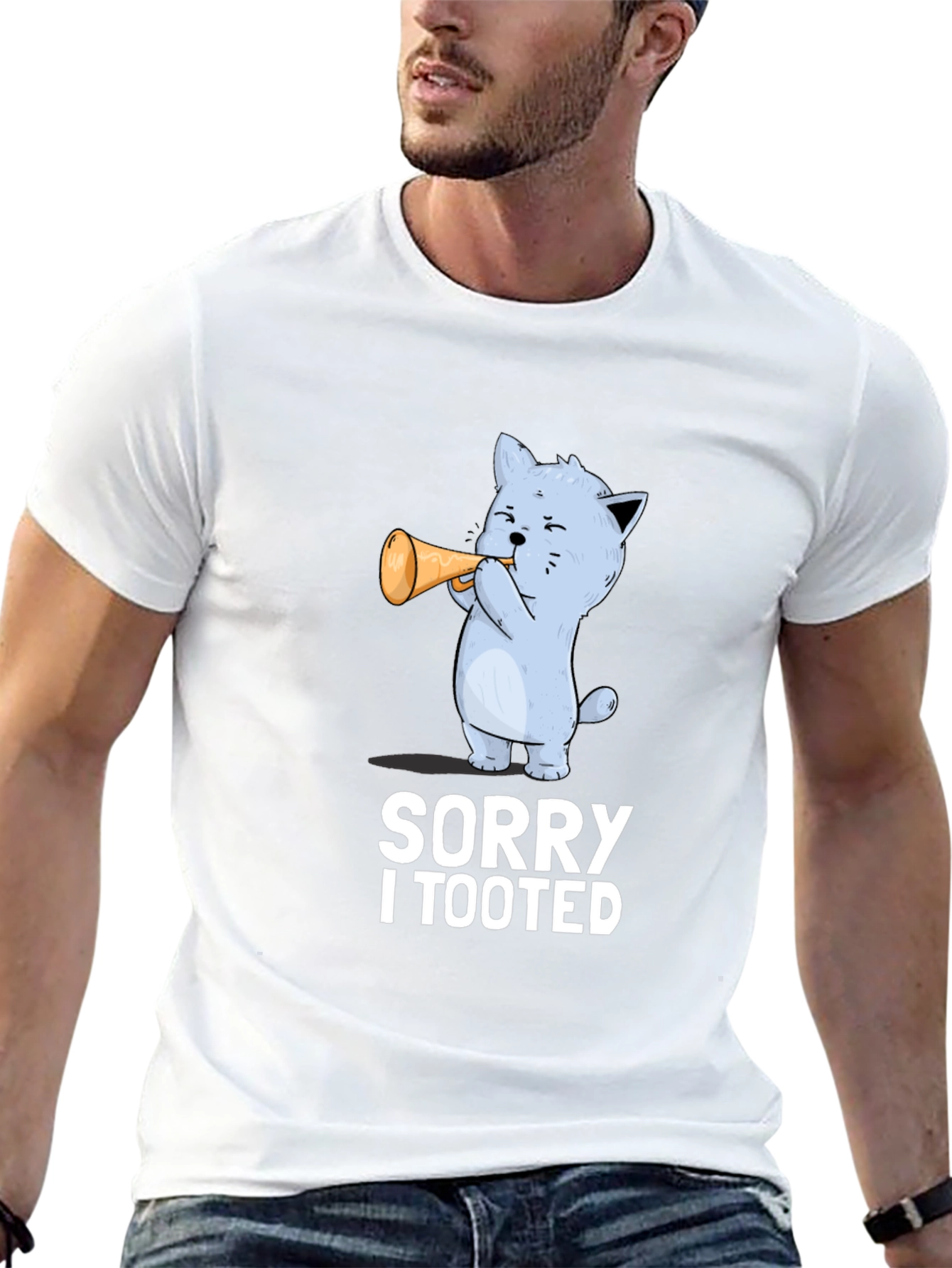 Sorry I Tooted Funny Cat T-Shirt