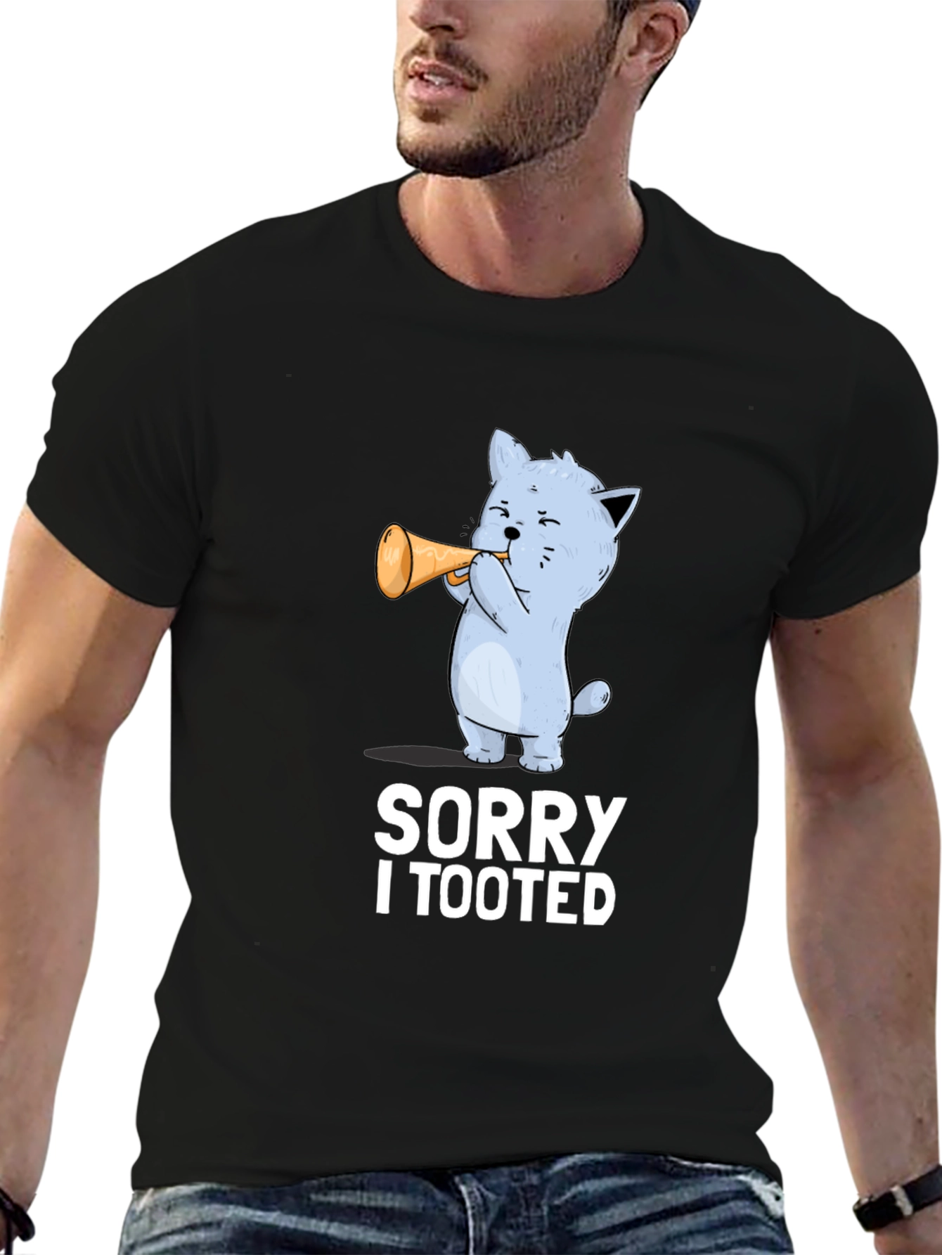 Sorry I Tooted Funny Cat T-Shirt