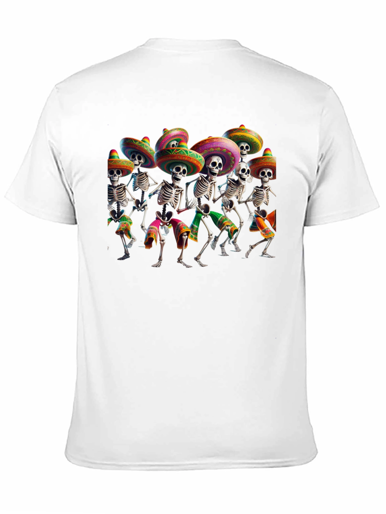 Day of the Dead Skeleton Band T-Shirt