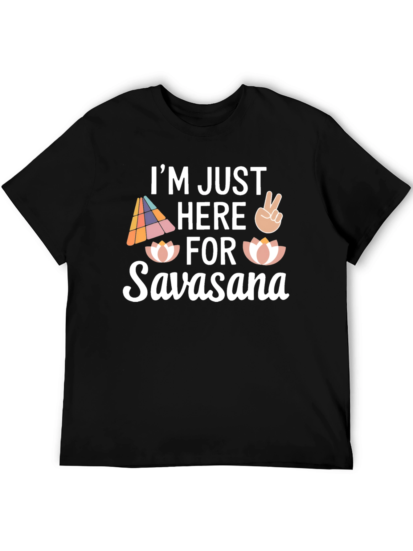 Savasana Yoga T-Shirt - Relax and Meditate