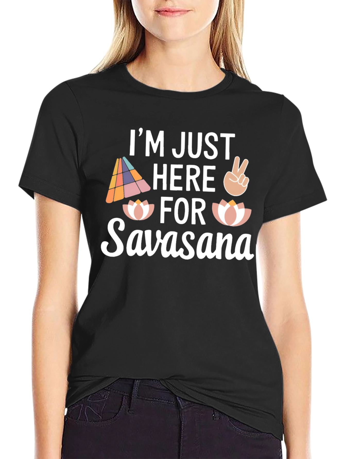 Savasana Yoga T-Shirt - Relax and Meditate