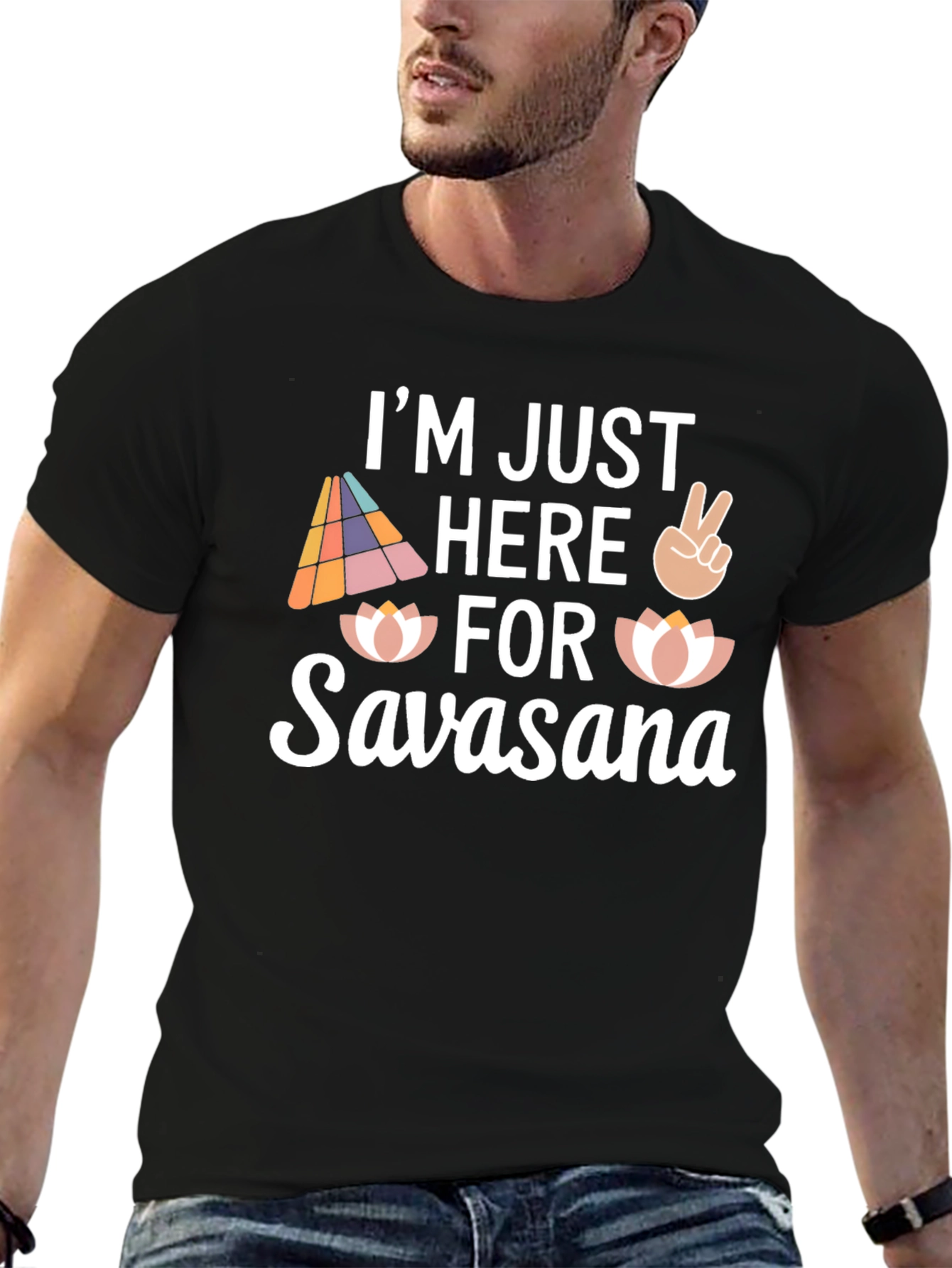 Savasana Yoga T-Shirt - Relax and Meditate