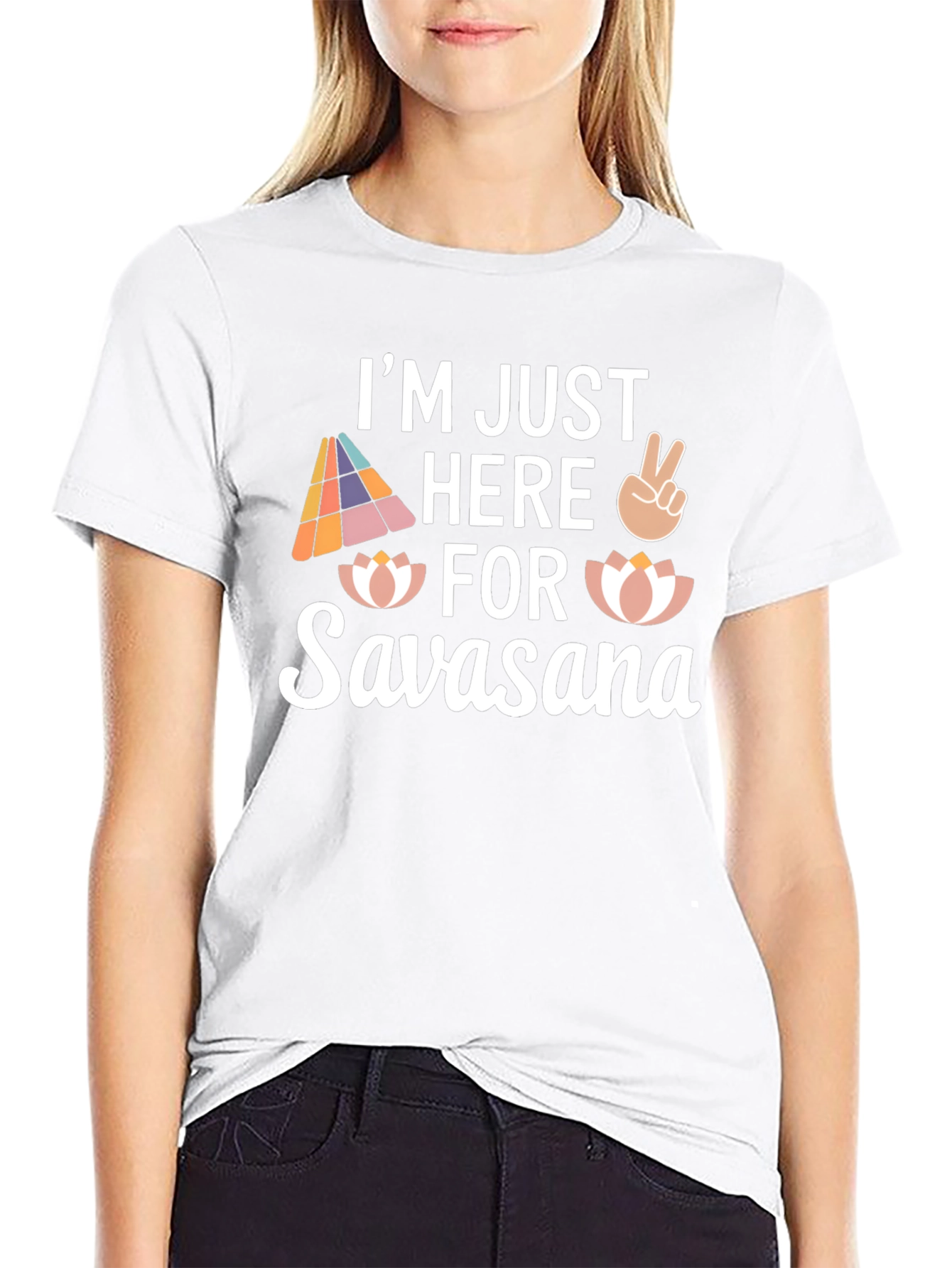 Savasana Yoga T-Shirt - Relax and Meditate