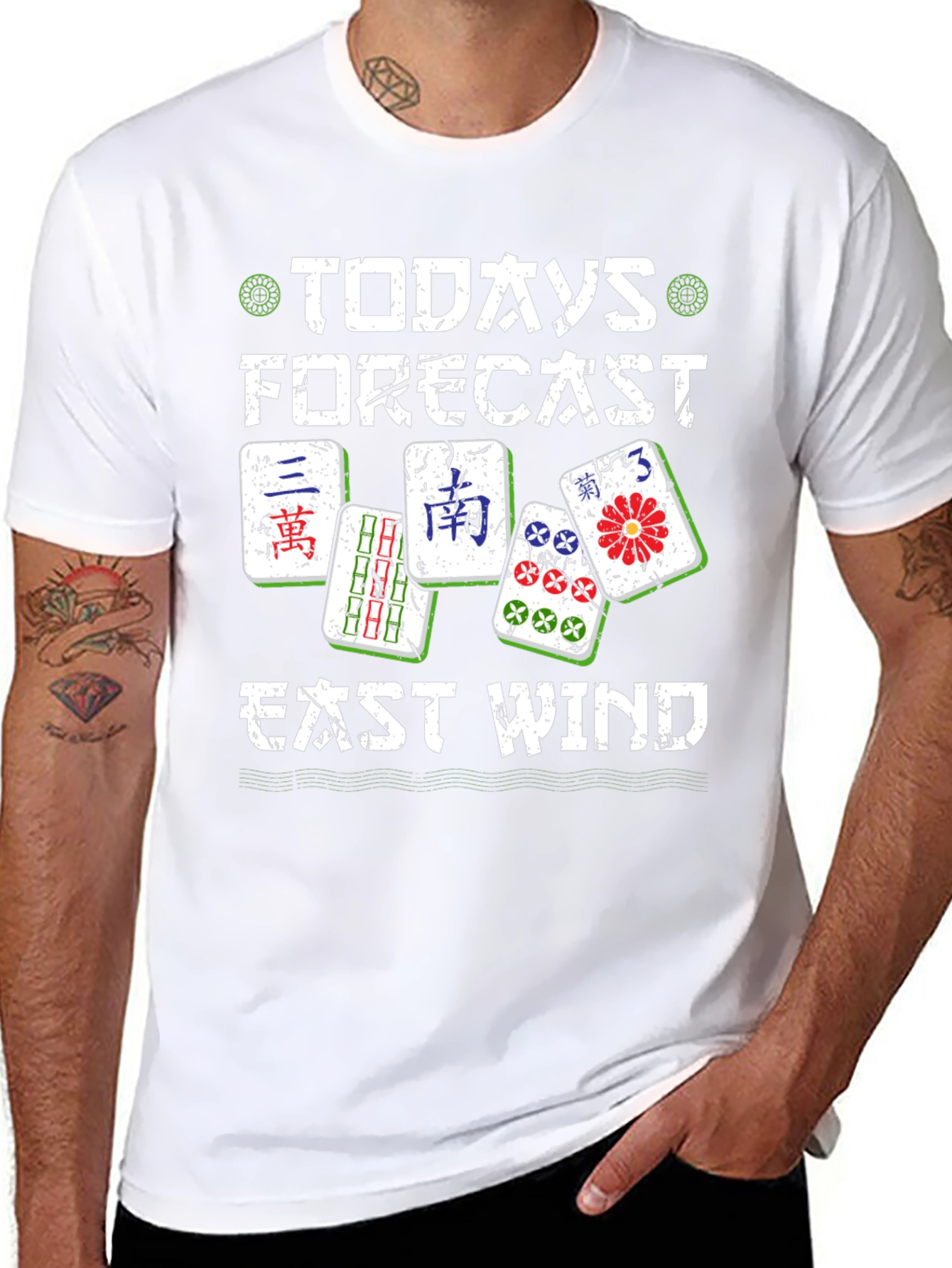 East Wind Mahjong Forecast T-Shirt