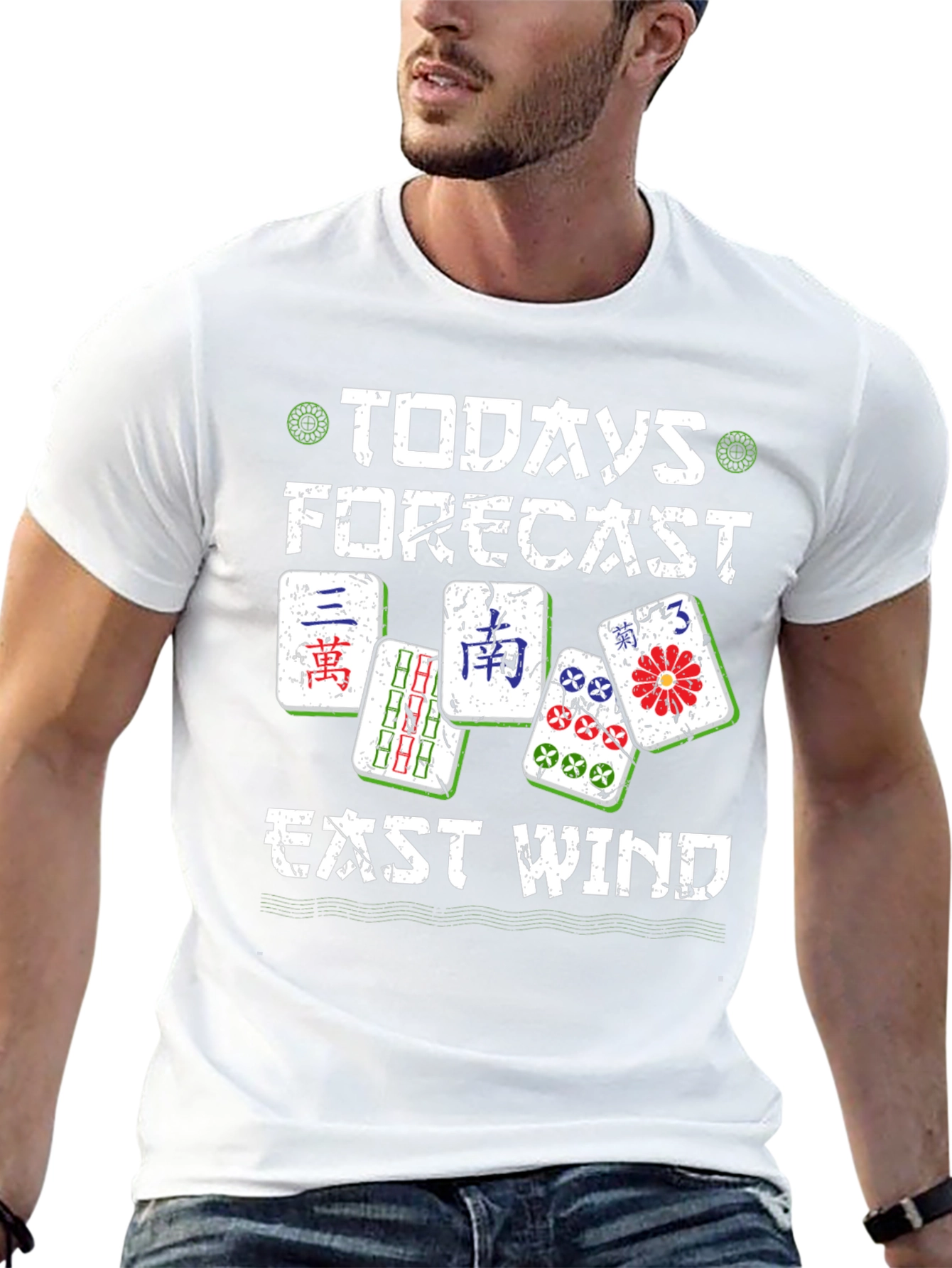 East Wind Mahjong Forecast T-Shirt