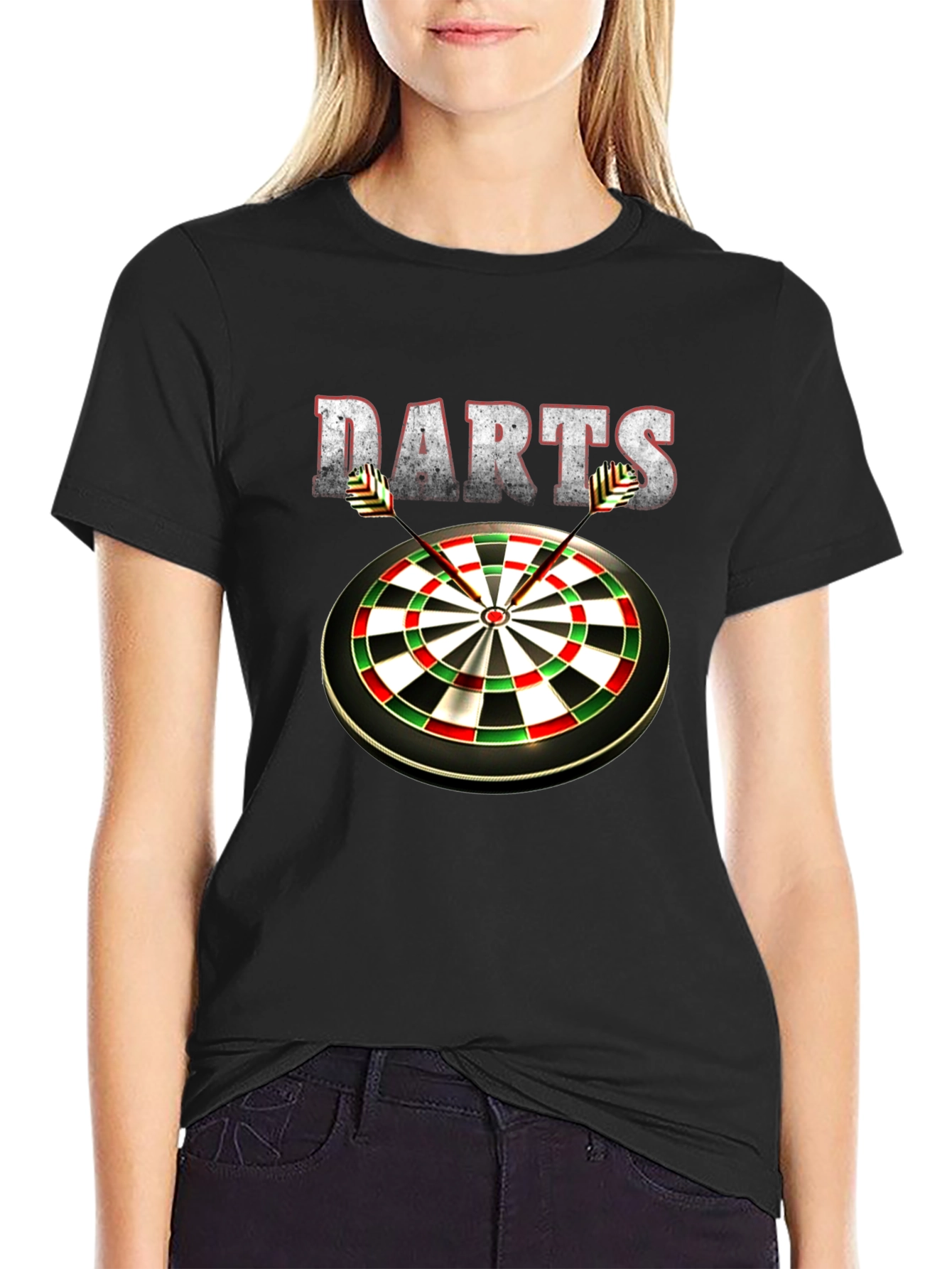 Darts T-Shirt: Bullseye Design Classic Fit