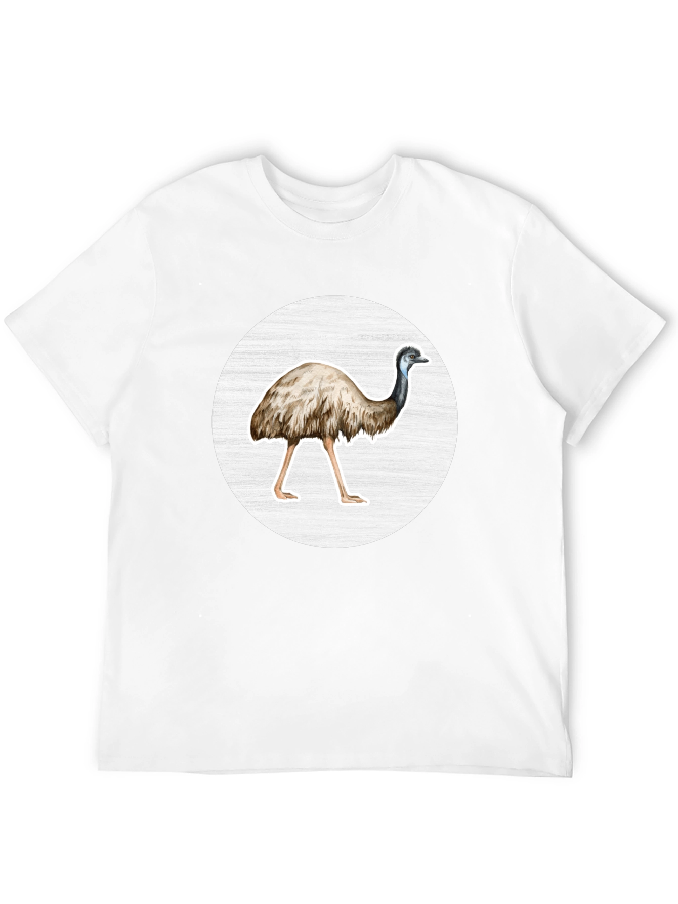 Emu Graphic Tee - Stylish Animal Print T-Shirt