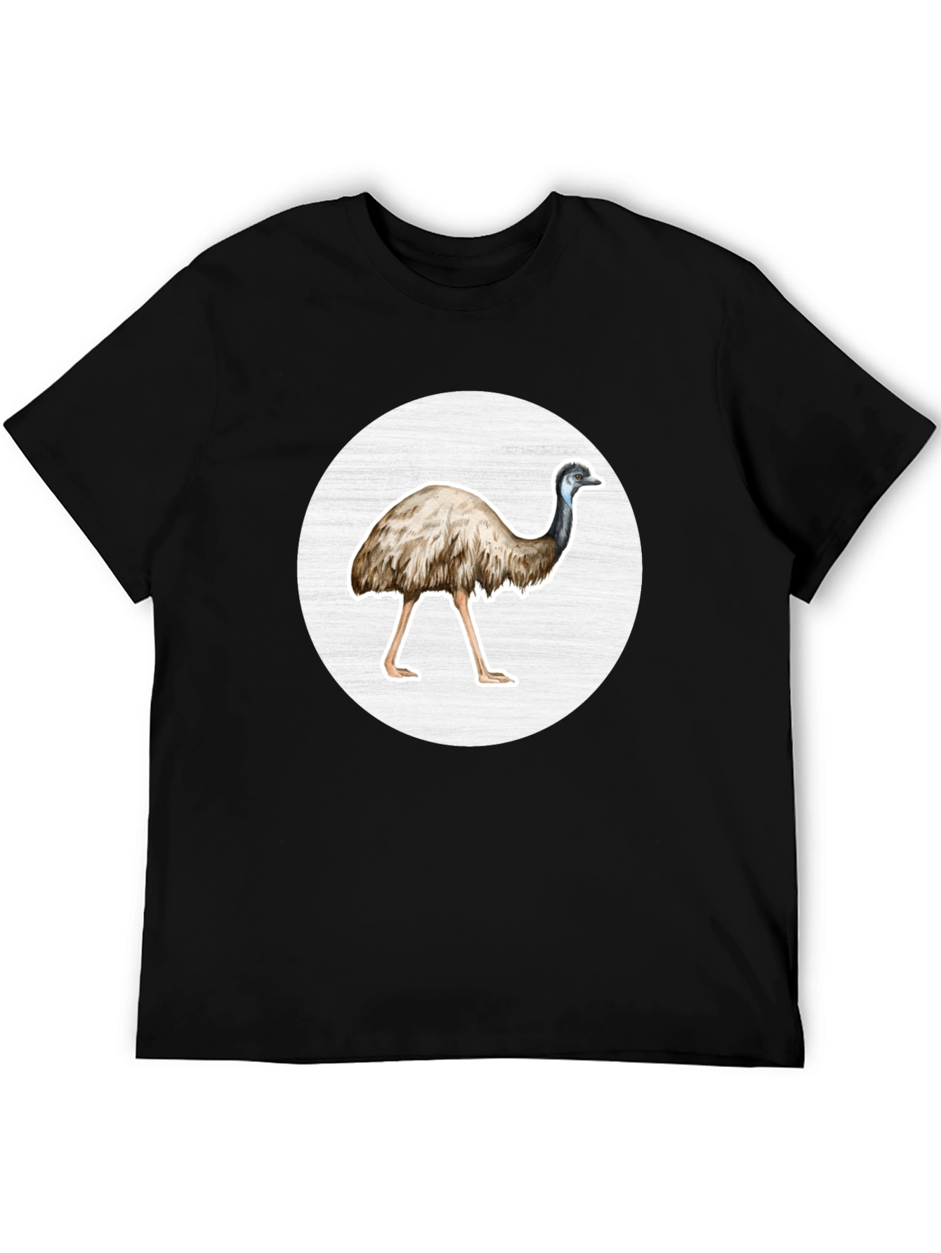 Emu Graphic Tee - Stylish Animal Print T-Shirt