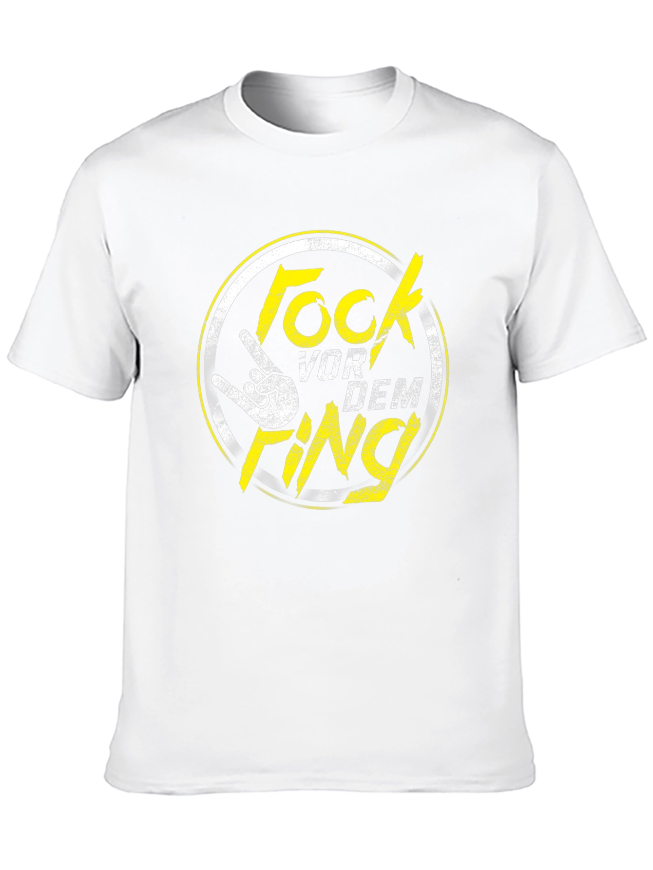 Rock Vor Dem Ring Black Graphic Tee