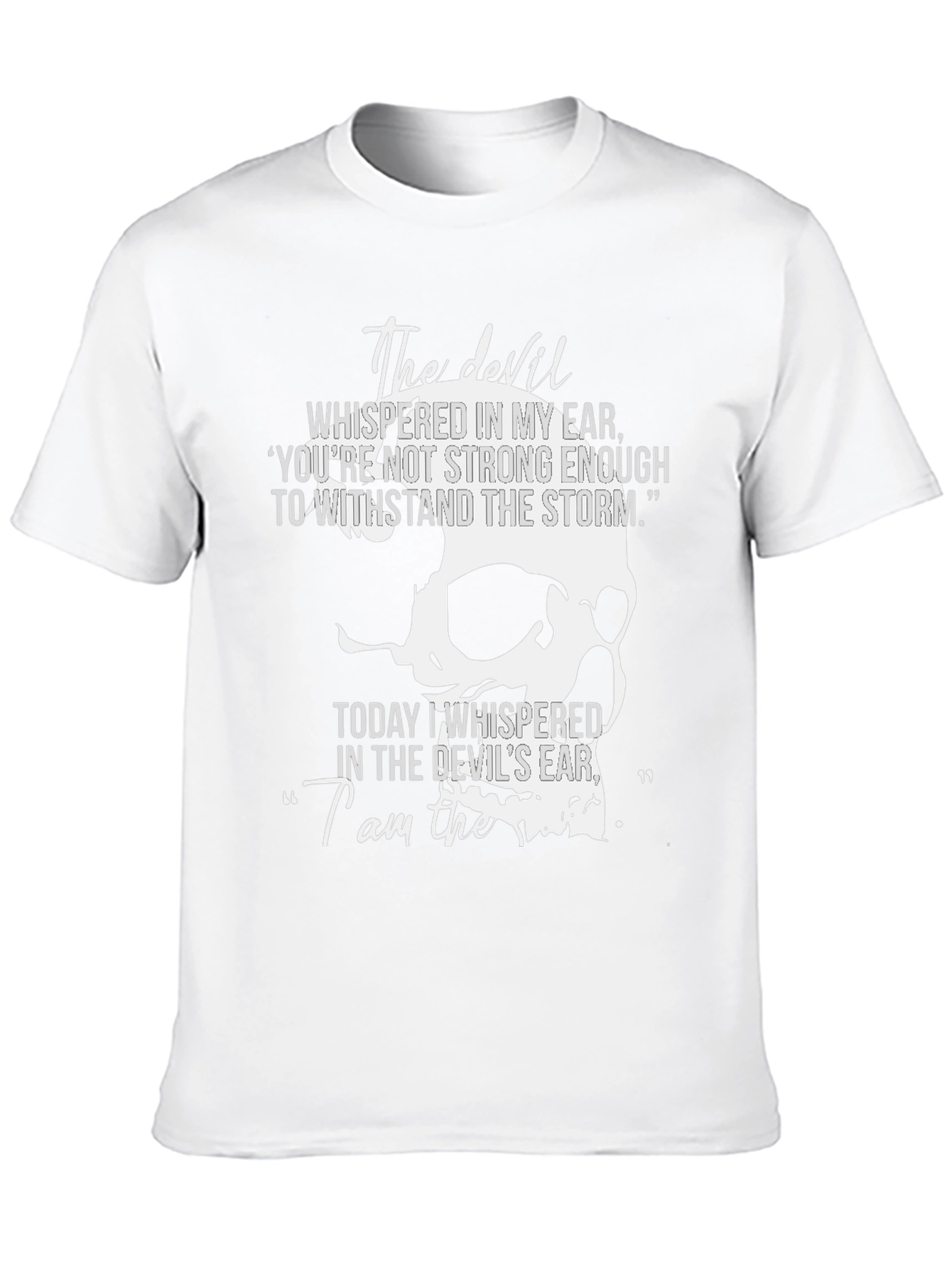 The Devil Skull Graphic Tee - Mens Black T-Shirt