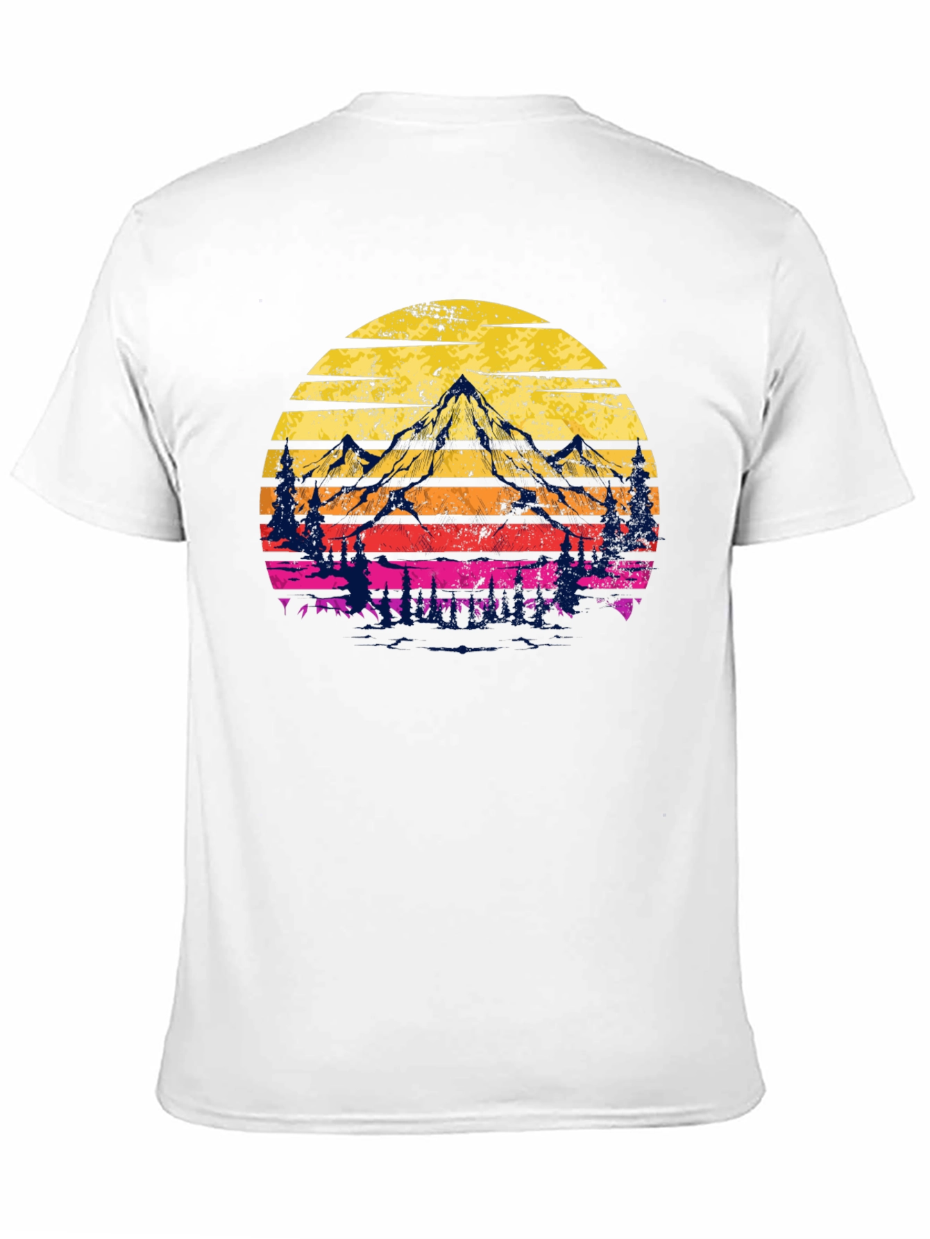 Sunset Mountain Graphic Tee - Adventure Awaits