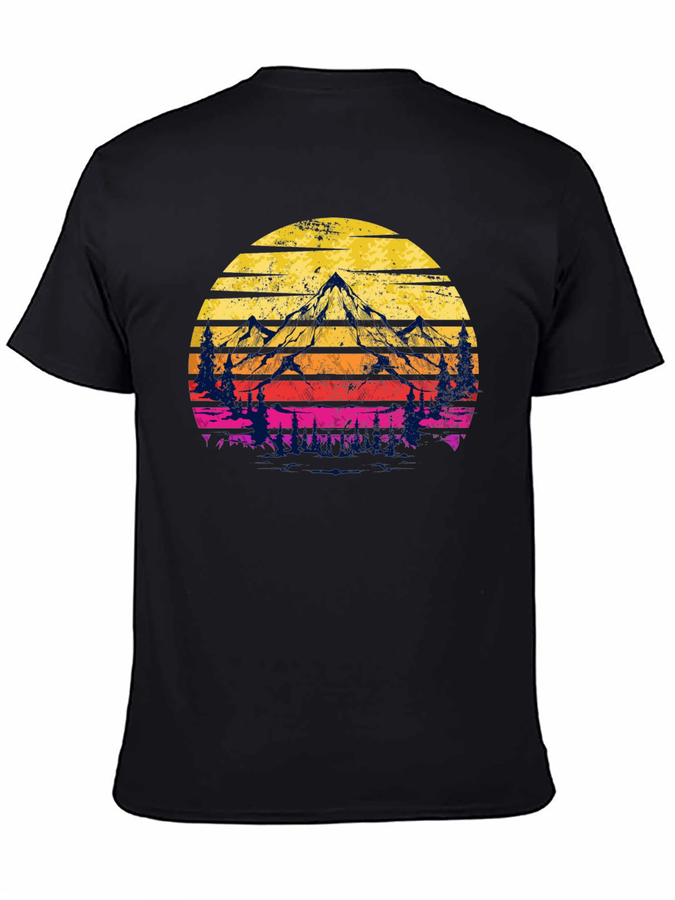 Sunset Mountain Graphic Tee - Adventure Awaits
