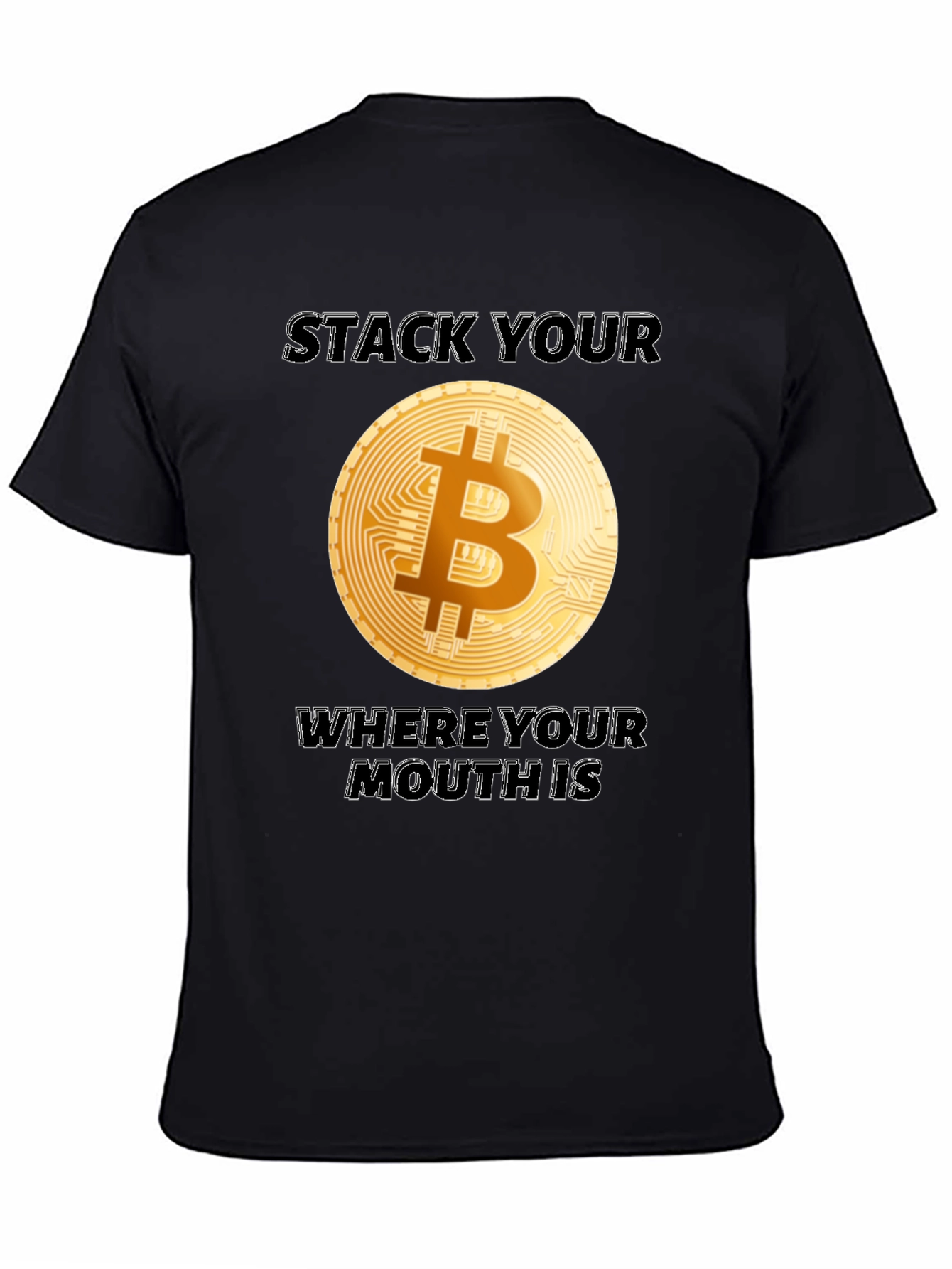Bitcoin Crypto T-Shirt - Stack Your Sats