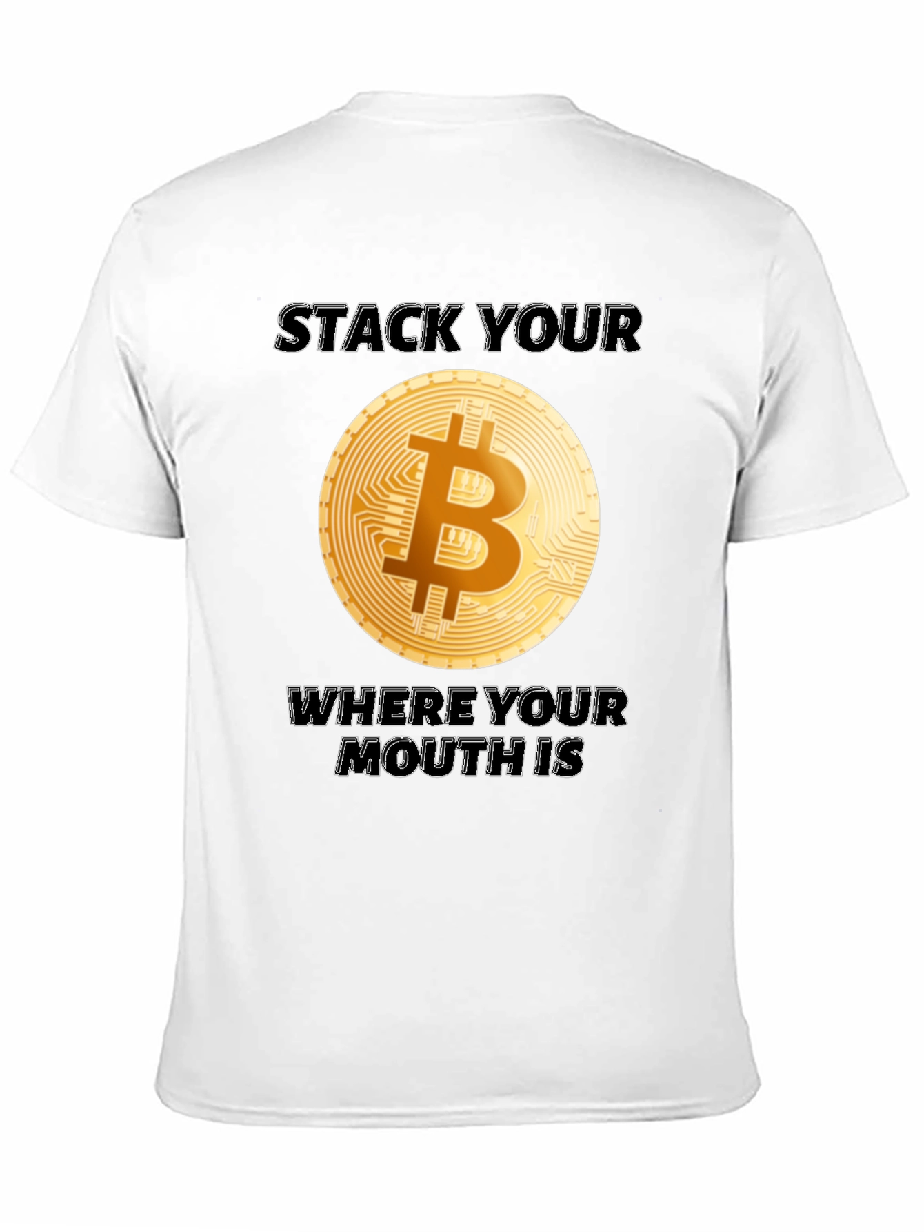 Bitcoin Crypto T-Shirt - Stack Your Sats