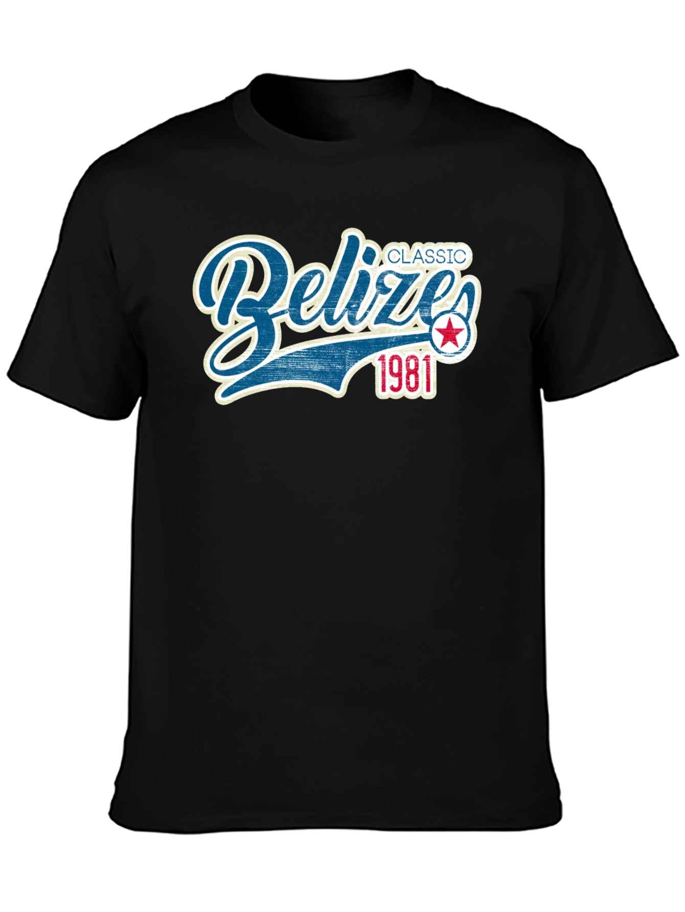 Belize Classic 1981 Black T-Shirt