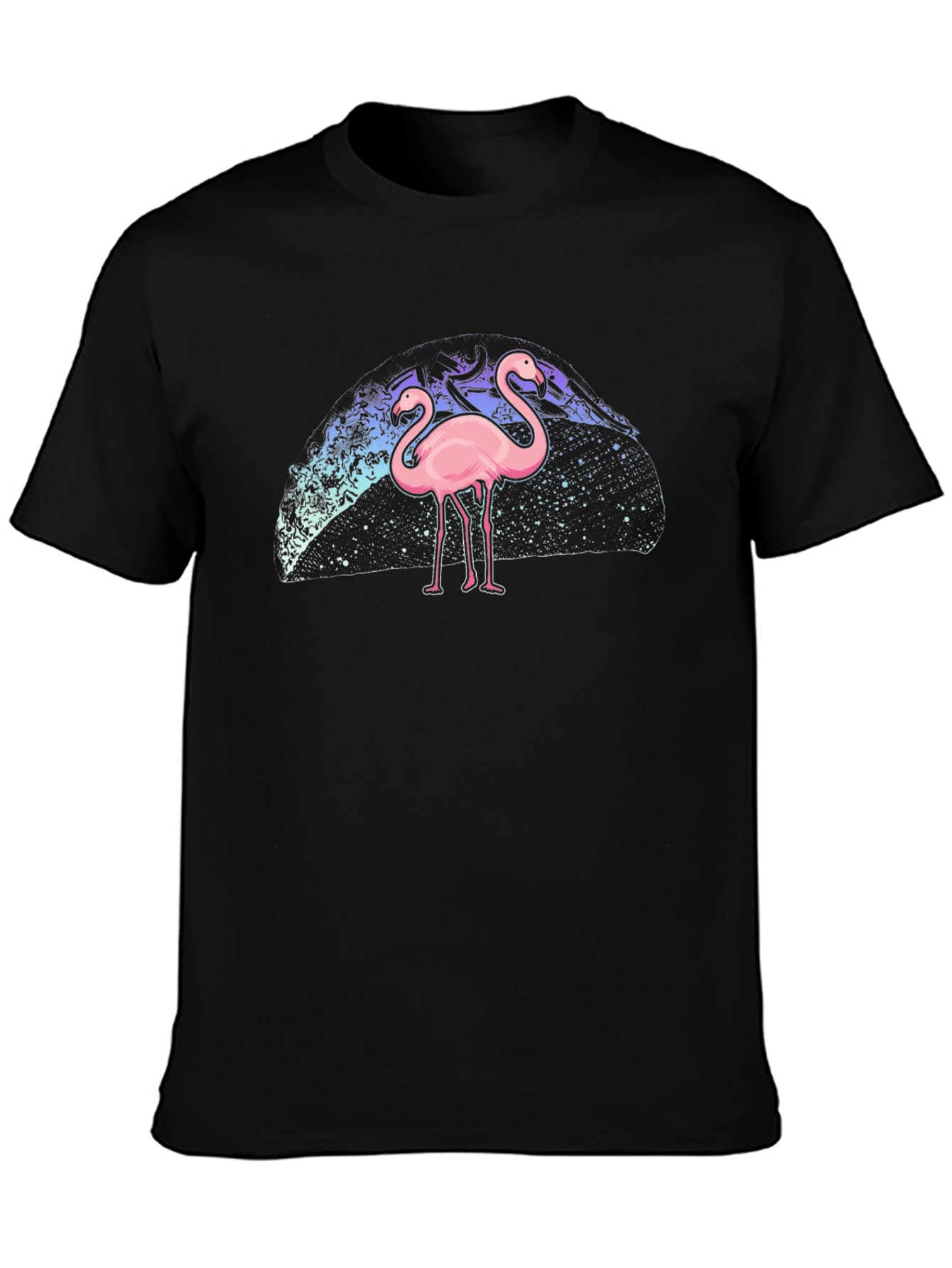 Flamingo Galaxy Print Tee