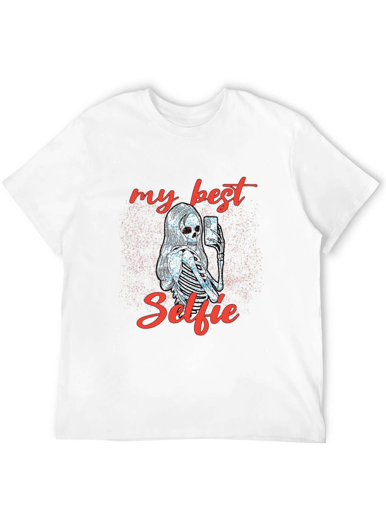 My Best Selfie Skeleton Graphic T-Shirt