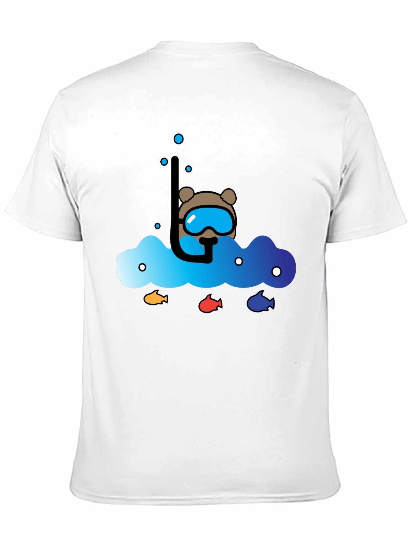 Scuba Bear Graphic Tee - Dive into Style!