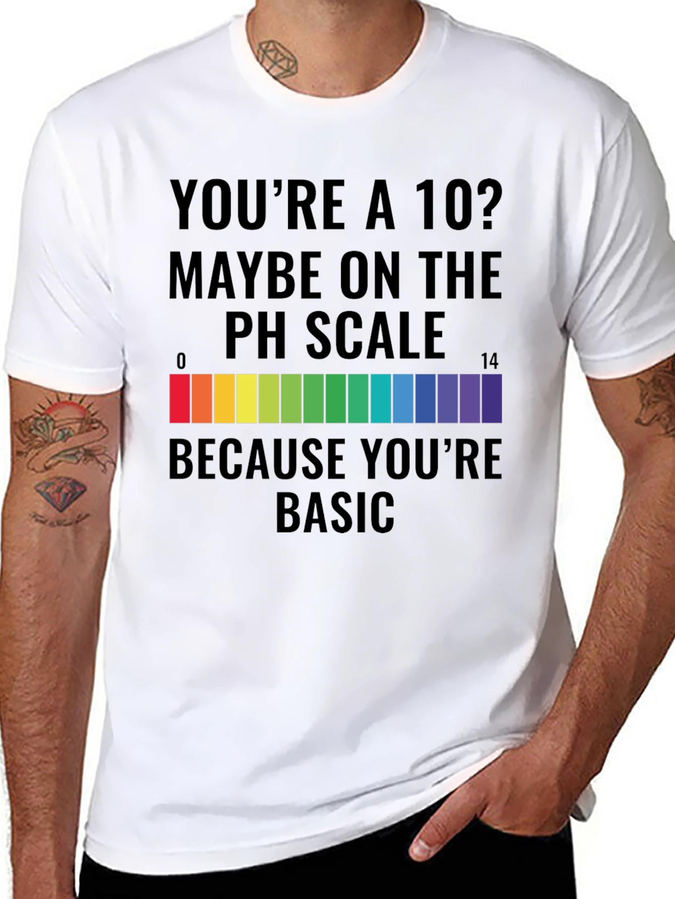Basic pH Scale Humor T-Shirt