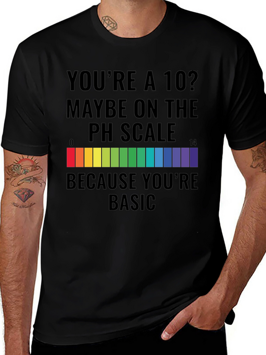 Basic pH Scale Humor T-Shirt