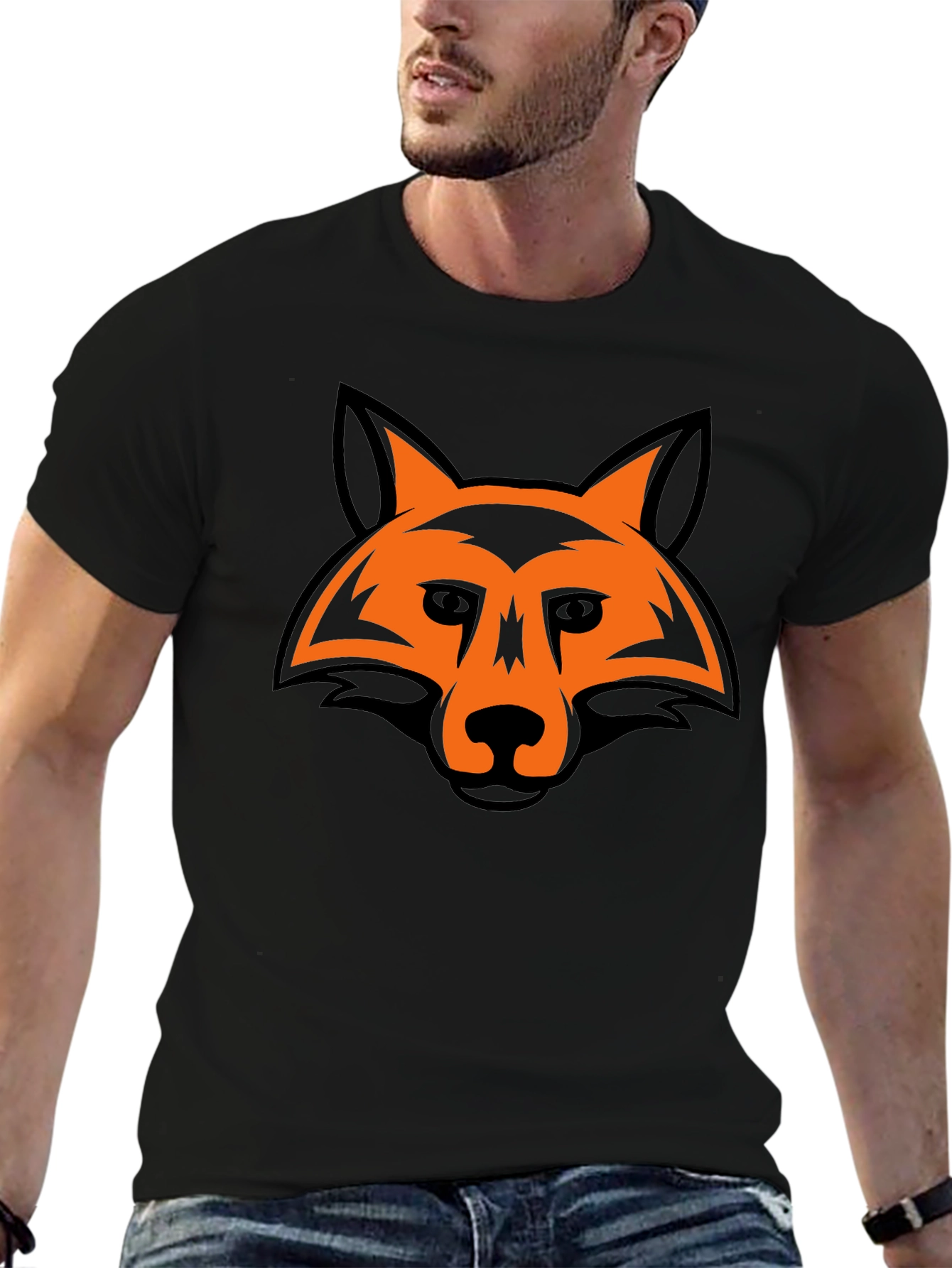 Fox Graphic Black T-Shirt