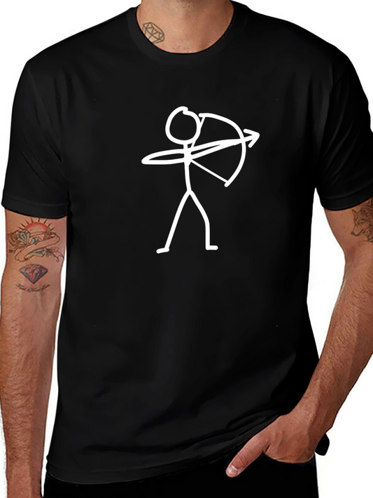 Archer Stick Figure Graphic Tee