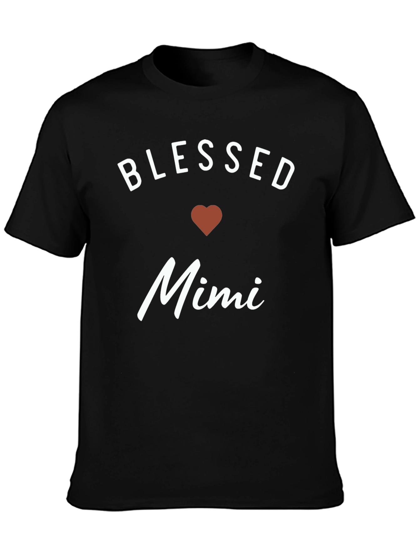 Blessed Mimi T-Shirt - Heart Graphic