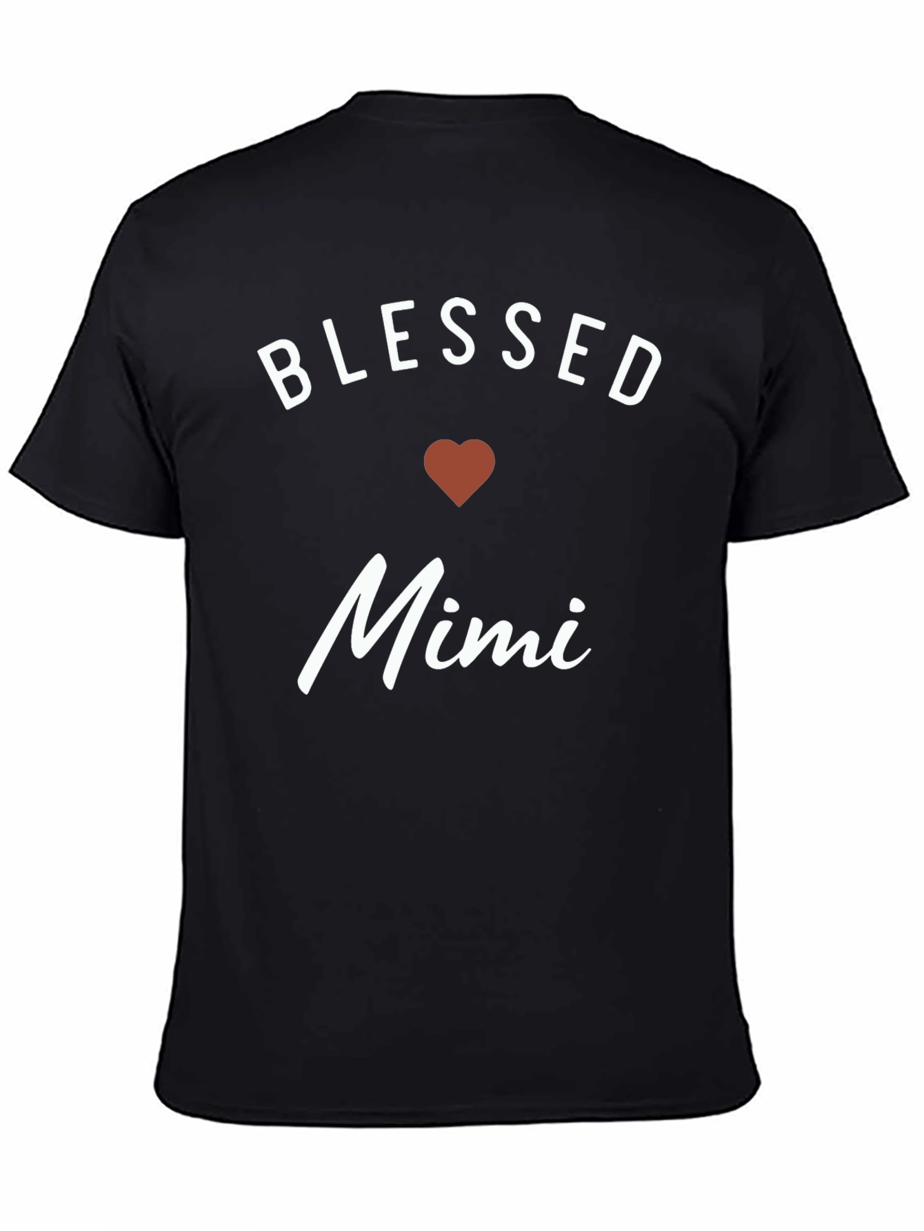 Blessed Mimi T-Shirt - Heart Graphic