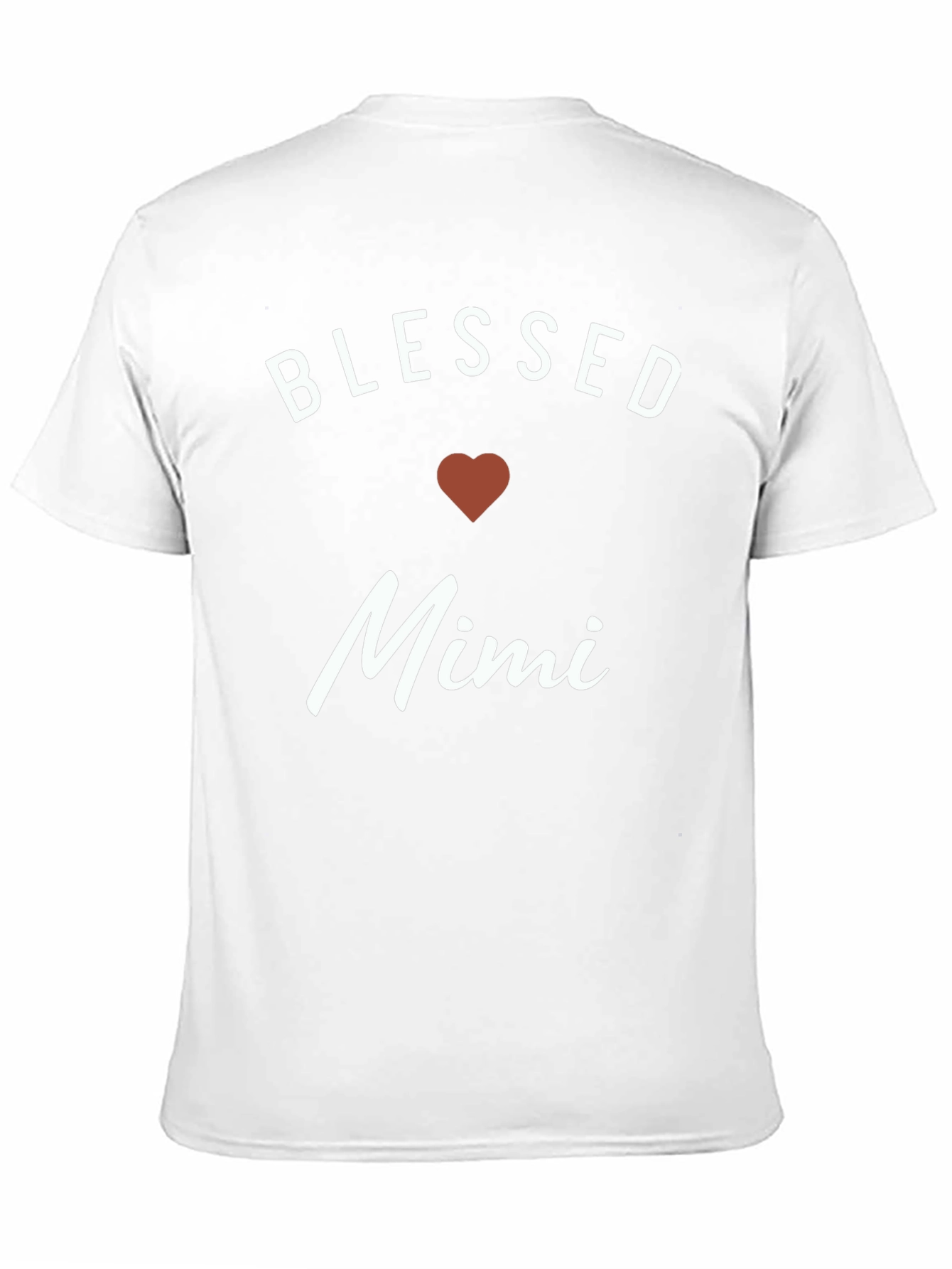 Blessed Mimi T-Shirt - Heart Graphic