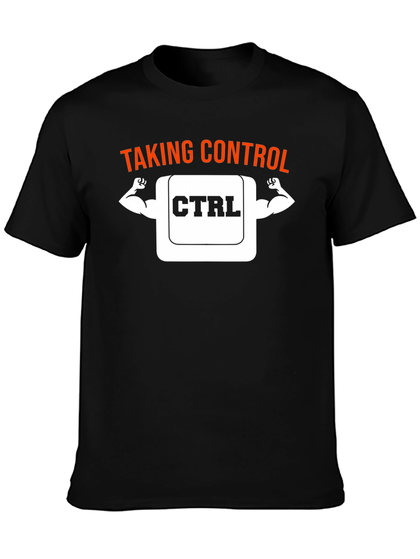 Taking Control CTRL Muscle T-Shirt - Black