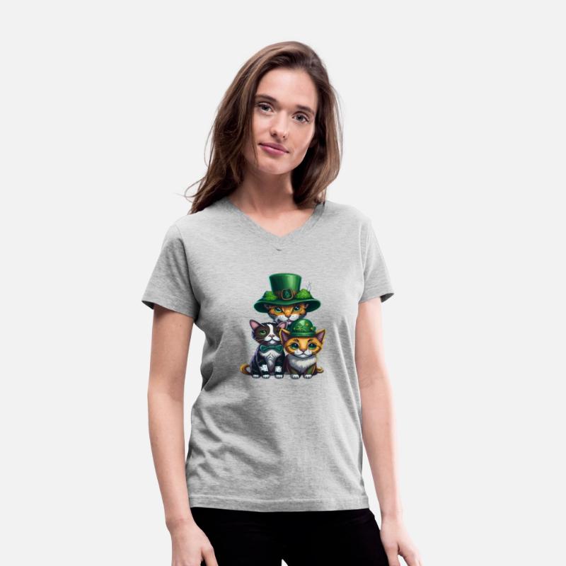 Whimsical Critter Leprechaun Tee: Paws and Clovers