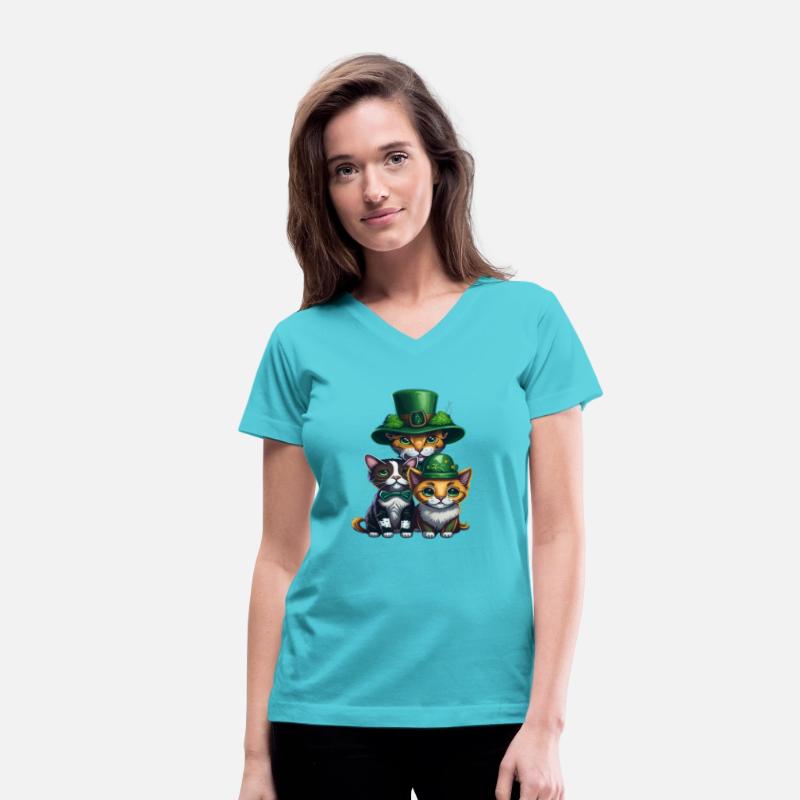 Whimsical Critter Leprechaun Tee: Paws and Clovers