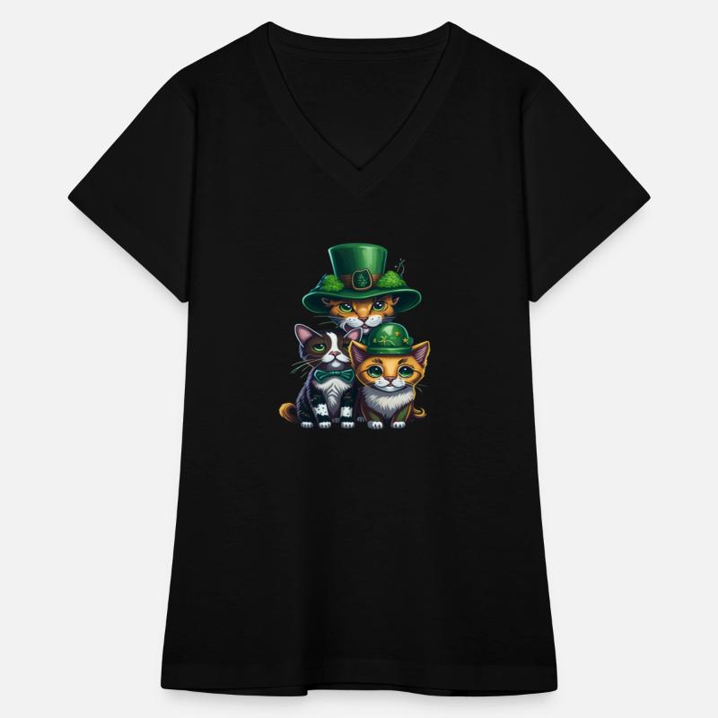 Whimsical Critter Leprechaun Tee: Paws and Clovers