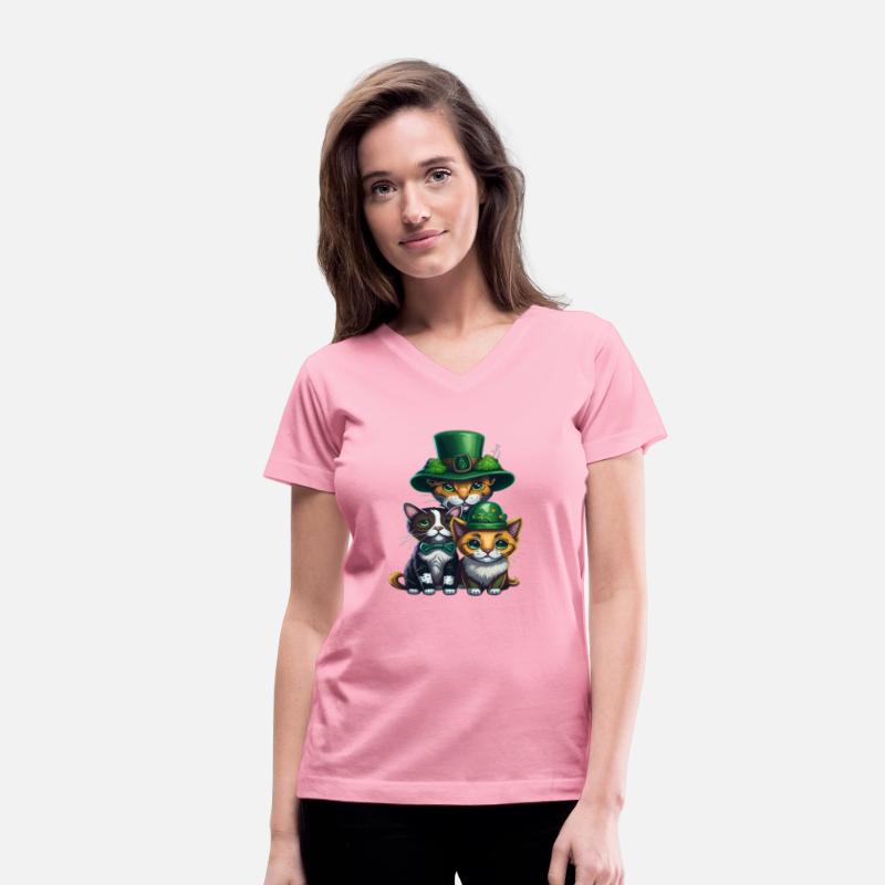 Whimsical Critter Leprechaun Tee: Paws and Clovers