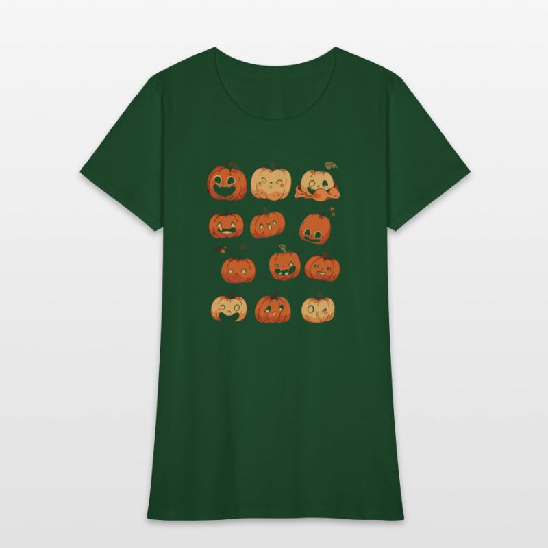 Whimsical Pumpkin Patch Crew Shirt