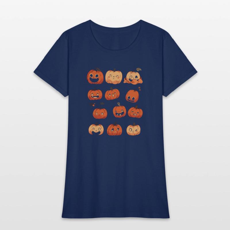 Whimsical Pumpkin Patch Crew Shirt