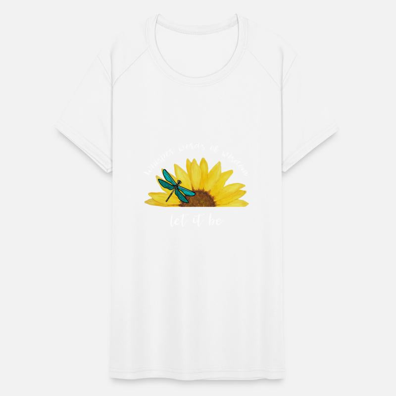 Whisper word to wisdom let it be Sunflower Hippie