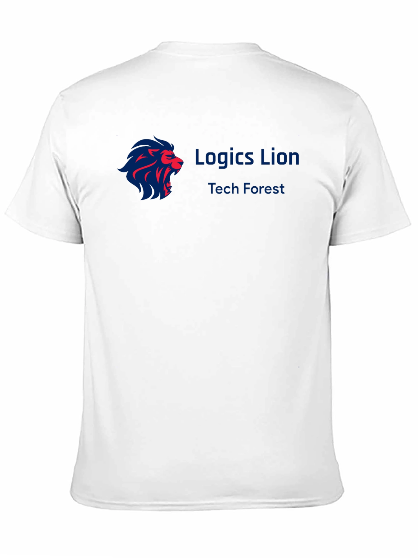 Logics Lion Tech Forest Black T-Shirt