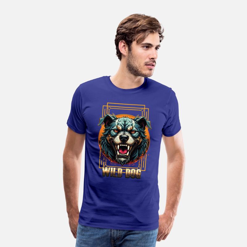 Wild Dog Tee – Fierce Beast Graphic Tee for Street