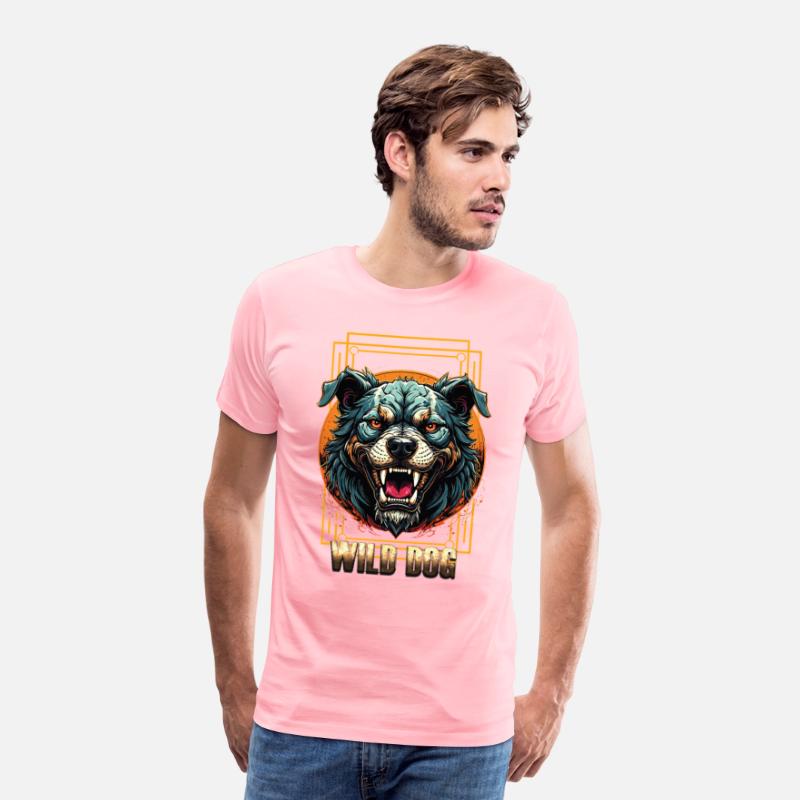 Wild Dog Tee – Fierce Beast Graphic Tee for Street