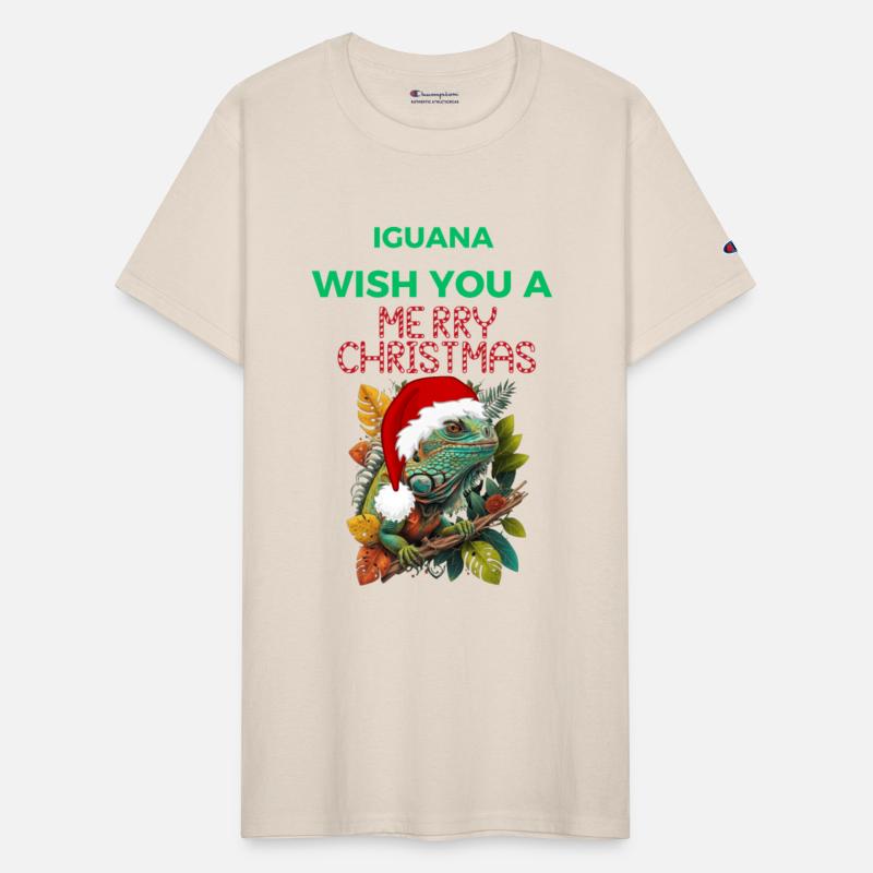 WISH YOU A IGUANA MERRY CHRISTMAS