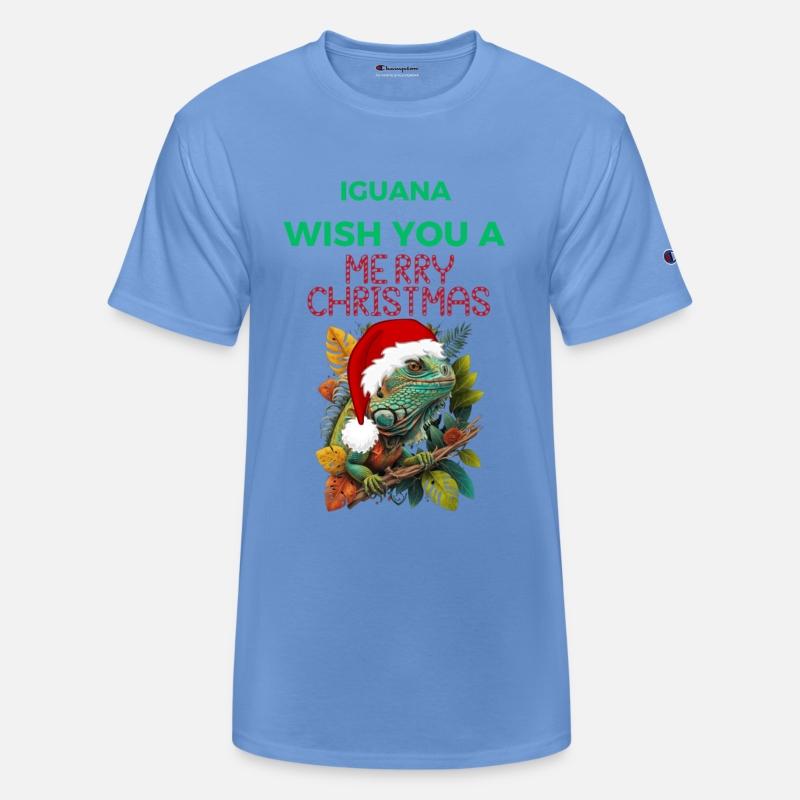 WISH YOU A IGUANA MERRY CHRISTMAS