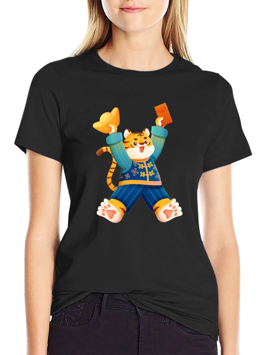 Festive Tiger Graphic Tee - Year of the Tiger