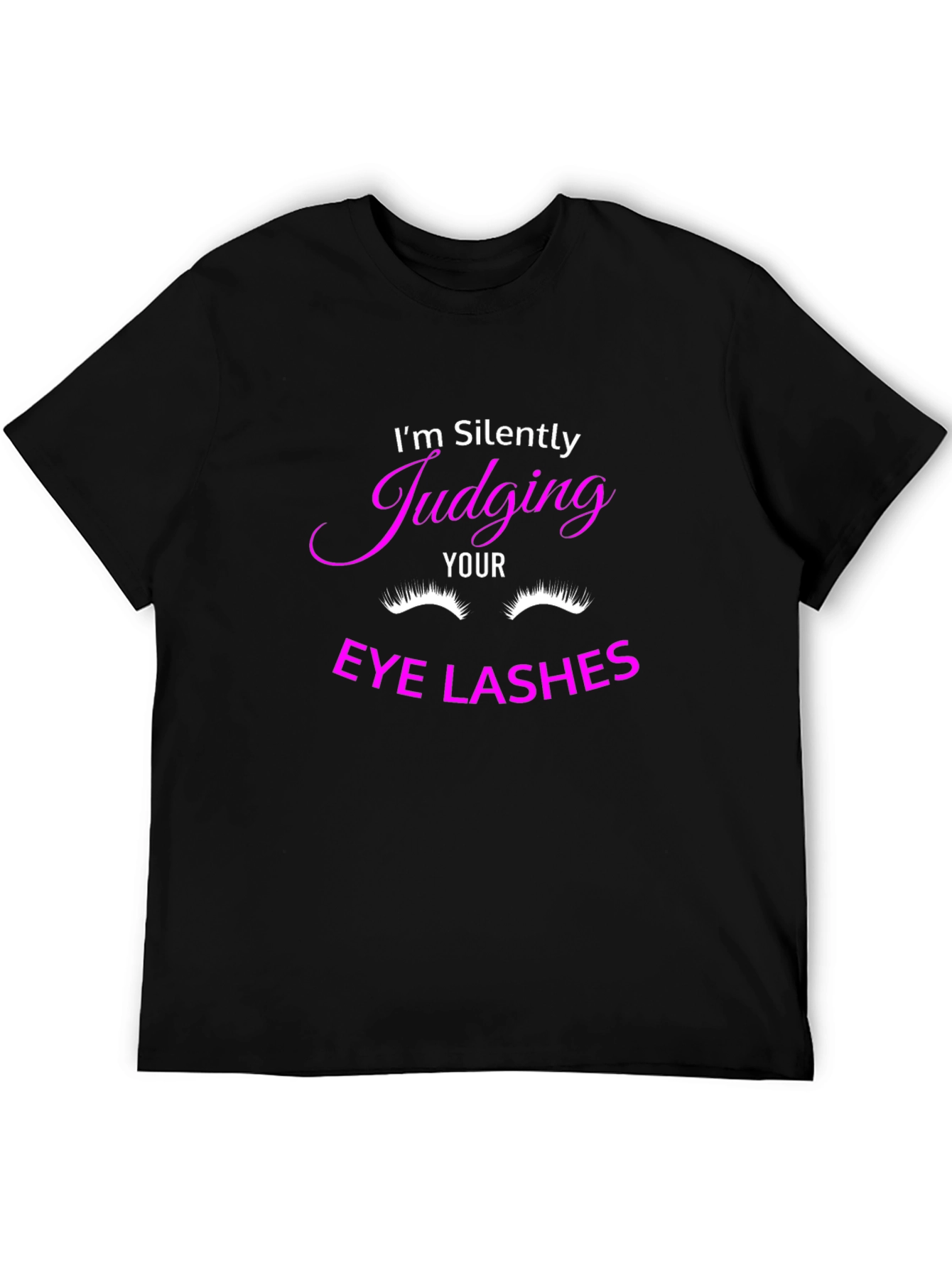 Funny Eyelash Judging Graphic Tee