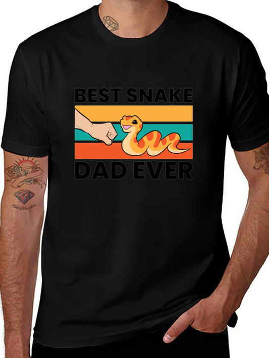 Best Snake Dad Ever Graphic T-Shirt