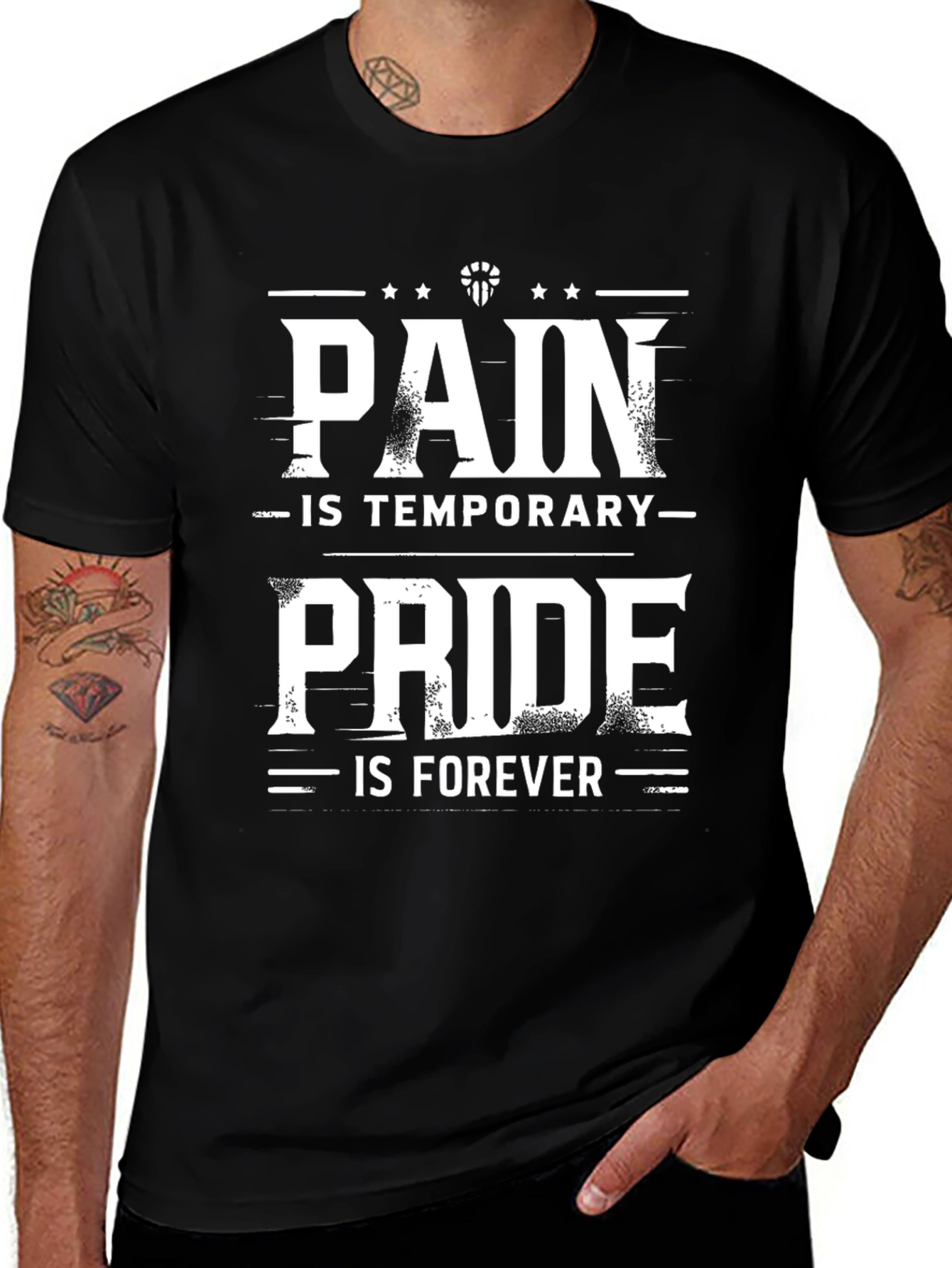 Pain is Temporary Pride Forever Graphic Tee