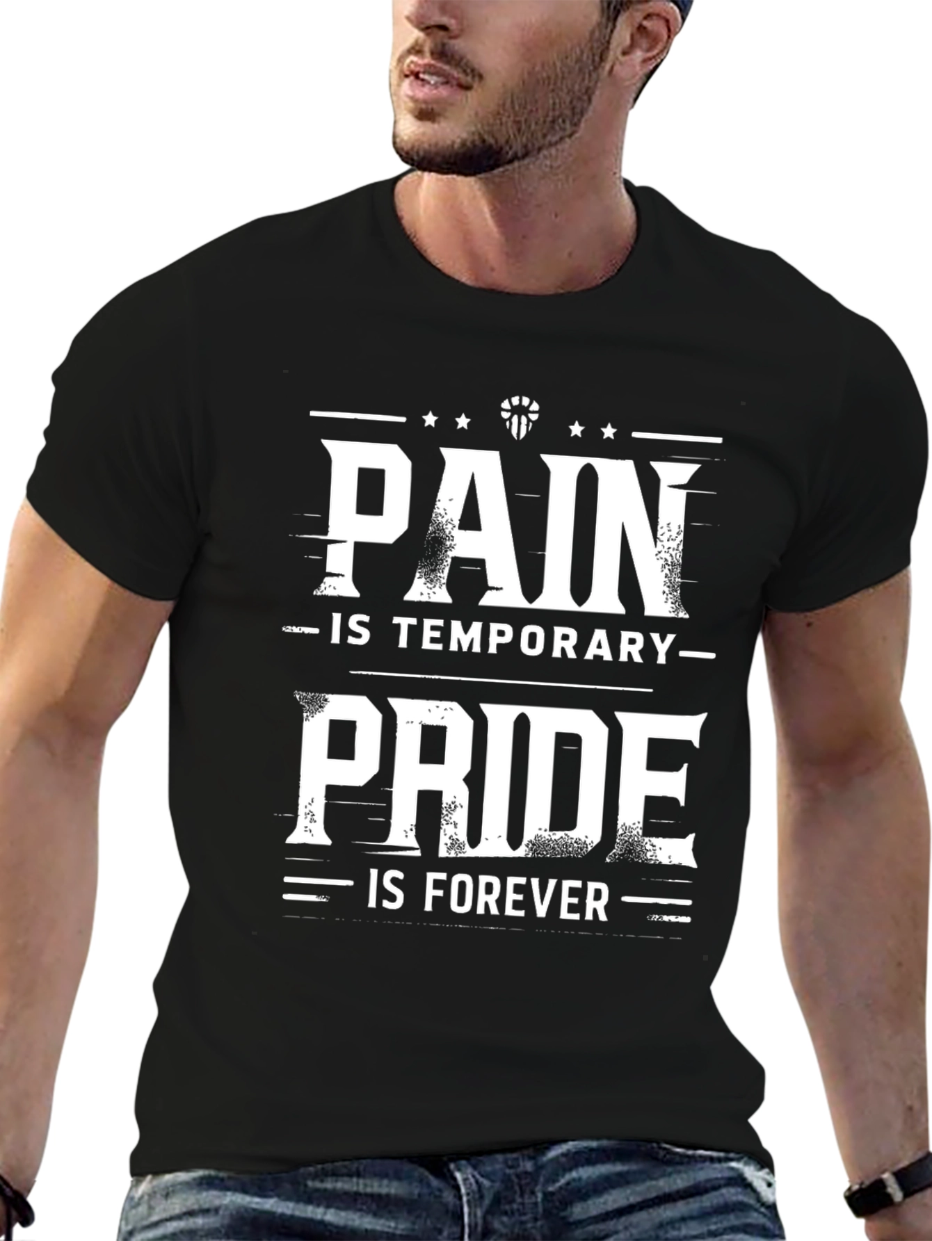 Pain is Temporary Pride Forever Graphic Tee